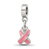Sterling Silver Reflections Enameled Awareness Dangle Bead