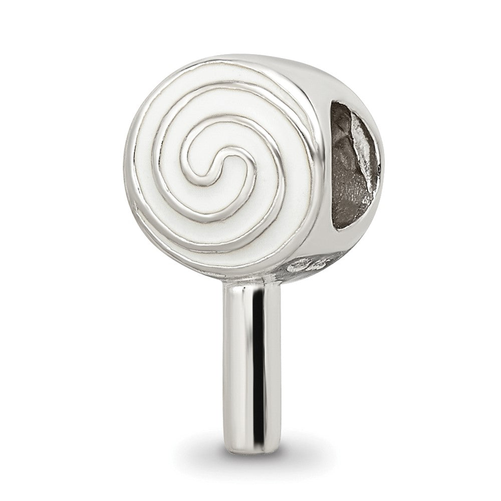 Sterling Silver Reflections Enameled Lollipop Bead
