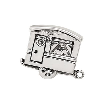 Sterling Silver Reflections Camper Trailer Bead