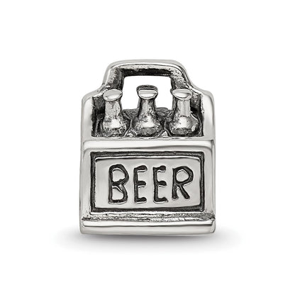 Sterling Silver Reflections 6-pack Beer Bead
