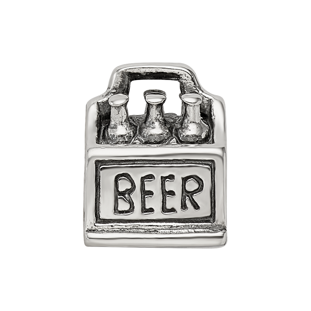 Sterling Silver Reflections 6-pack Beer Bead