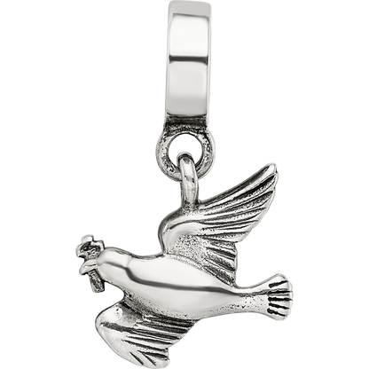 Sterling Silver Reflections Dove Dangle Bead