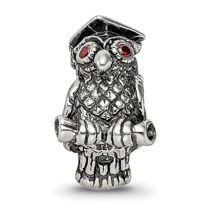 Sterling Silver Reflections Wise Owl Bead