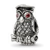 Sterling Silver Reflections Wise Owl Bead