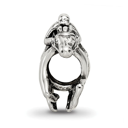 Sterling Silver Reflections Race Horse Bead