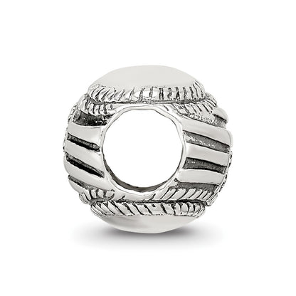 Sterling Silver Reflections USA Flag Baseball Bead