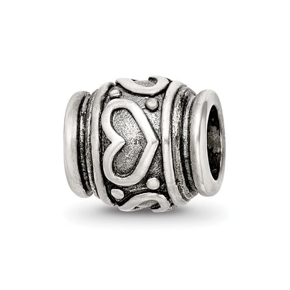 Sterling Silver Reflections Heart Bead
