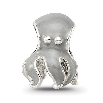 Sterling Silver Reflections Enameled Octopus Bead