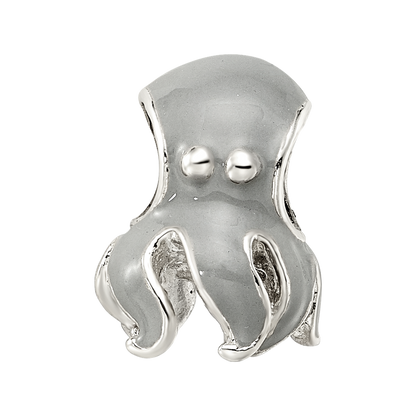 Sterling Silver Reflections Enameled Octopus Bead