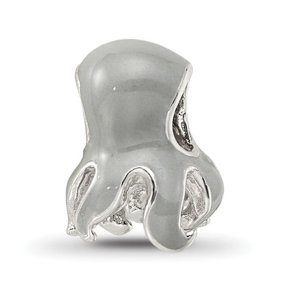 Sterling Silver Reflections Enameled Octopus Bead