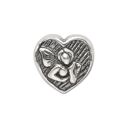 Sterling Silver Reflections Angel Heart Bead