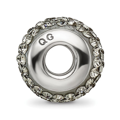 Sterling Silver Reflections Silver/Grey Full Preciosa Crystal Bead