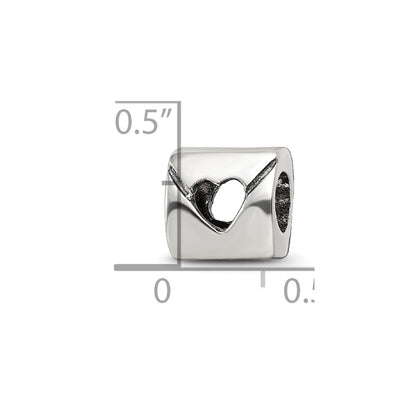 Sterling Silver Reflections Love Note Bead