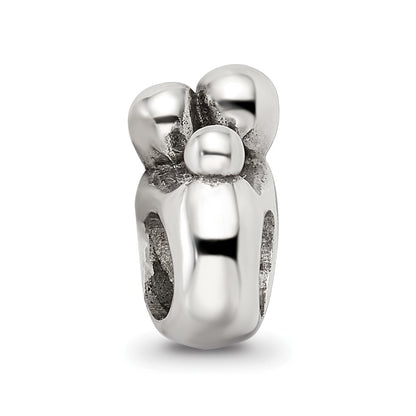 Sterling Silver Reflections Family of 3 Bead