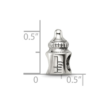 Sterling Silver Reflections Baby Bottle Bead