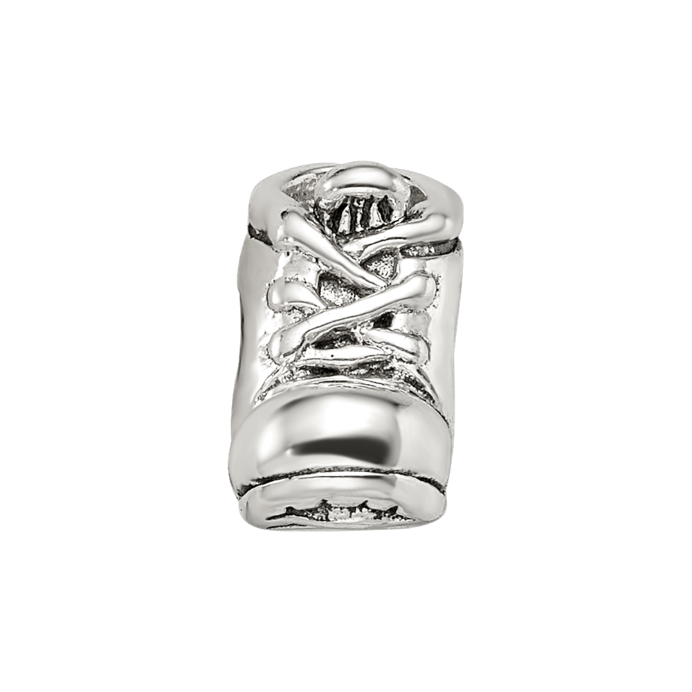 Sterling Silver Reflections Baby Shoe Bead