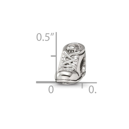 Sterling Silver Reflections Baby Shoe Bead