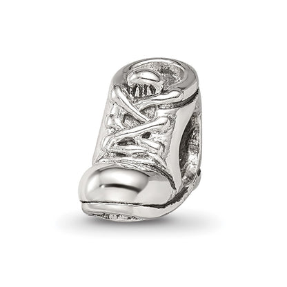 Sterling Silver Reflections Baby Shoe Bead