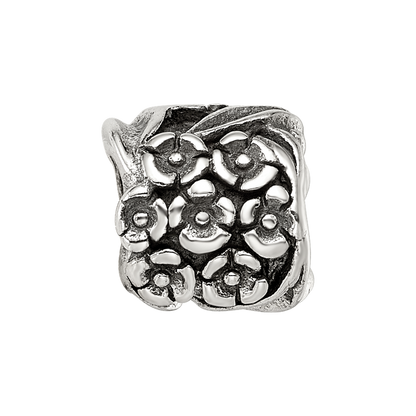 Sterling Silver Reflections Floral Bead