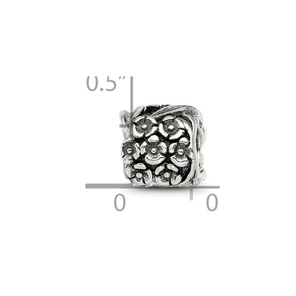 Sterling Silver Reflections Floral Bead