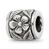 Sterling Silver Reflections Floral Bead