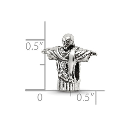 Sterling Silver Reflections Christ the Redeemer Bead