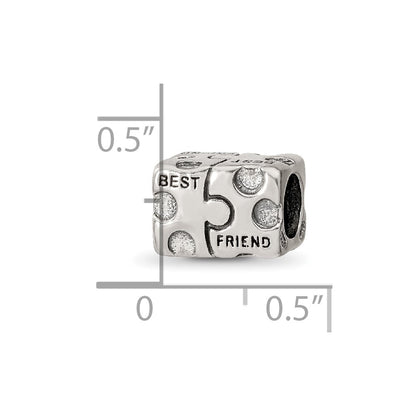 Sterling Silver Reflections Best Friend Bead