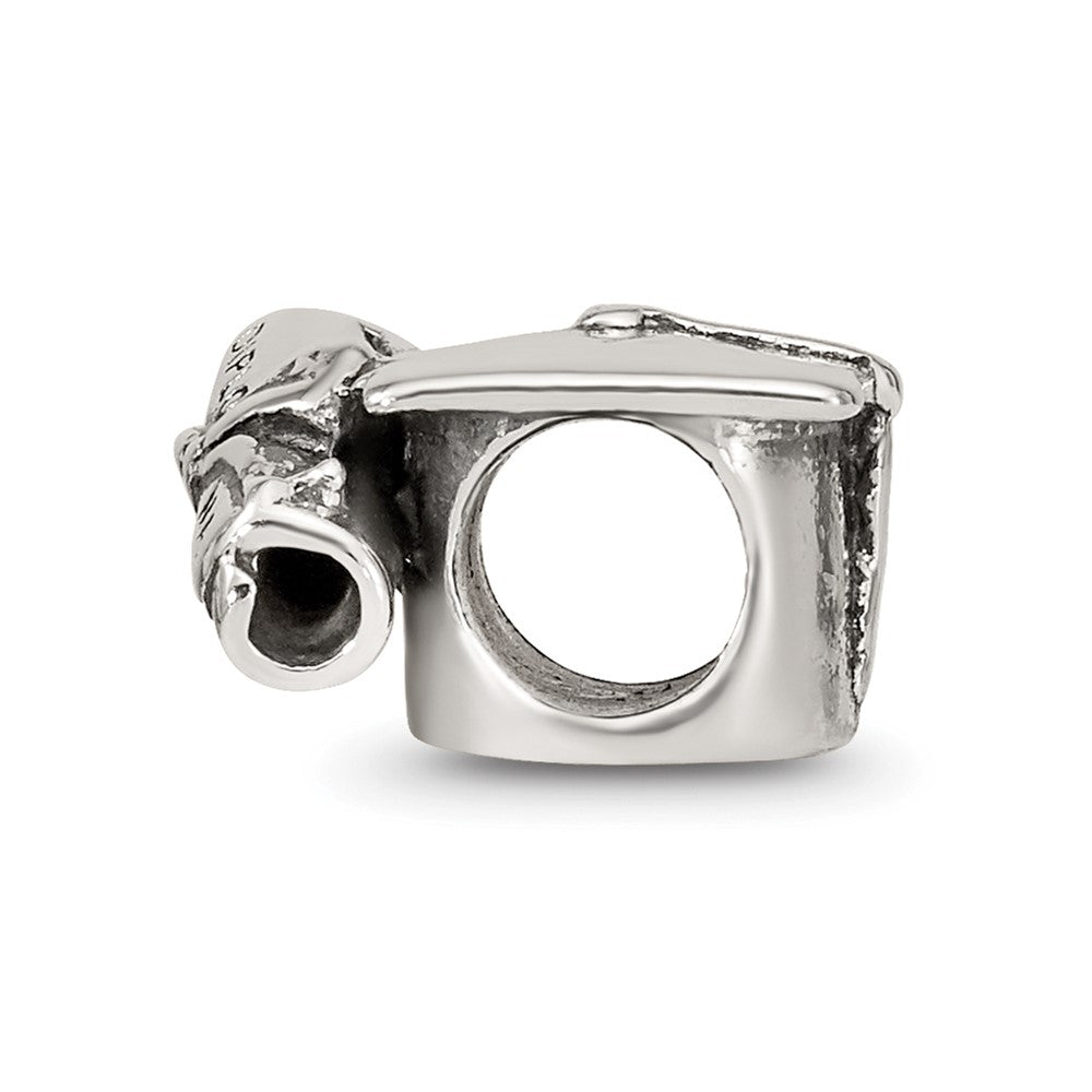 Sterling Silver Reflections Graduation Cap & Diploma Bead