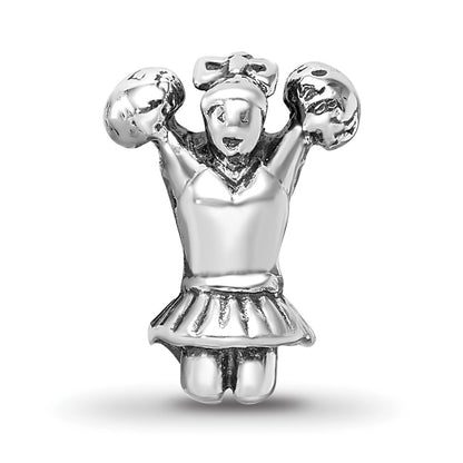 Sterling Silver Reflections Cheerleader Bead