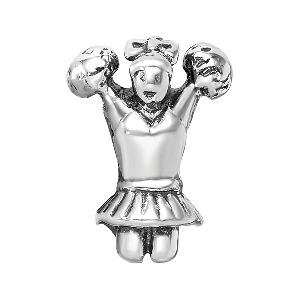 Sterling Silver Reflections Cheerleader Bead