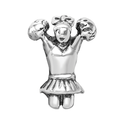 Sterling Silver Reflections Cheerleader Bead