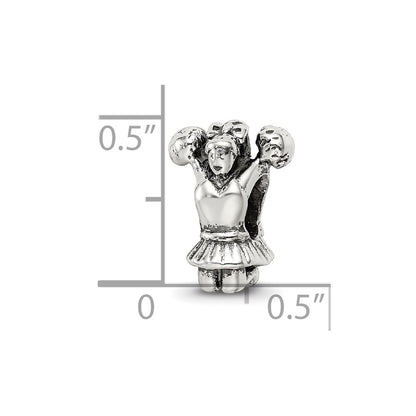 Sterling Silver Reflections Cheerleader Bead