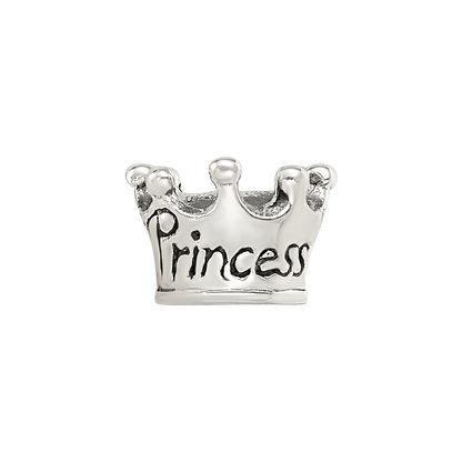 Sterling Silver Reflections Kids Princess Crown Bead