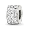 Sterling Silver Reflections Clear Preciosa Crystal Bead
