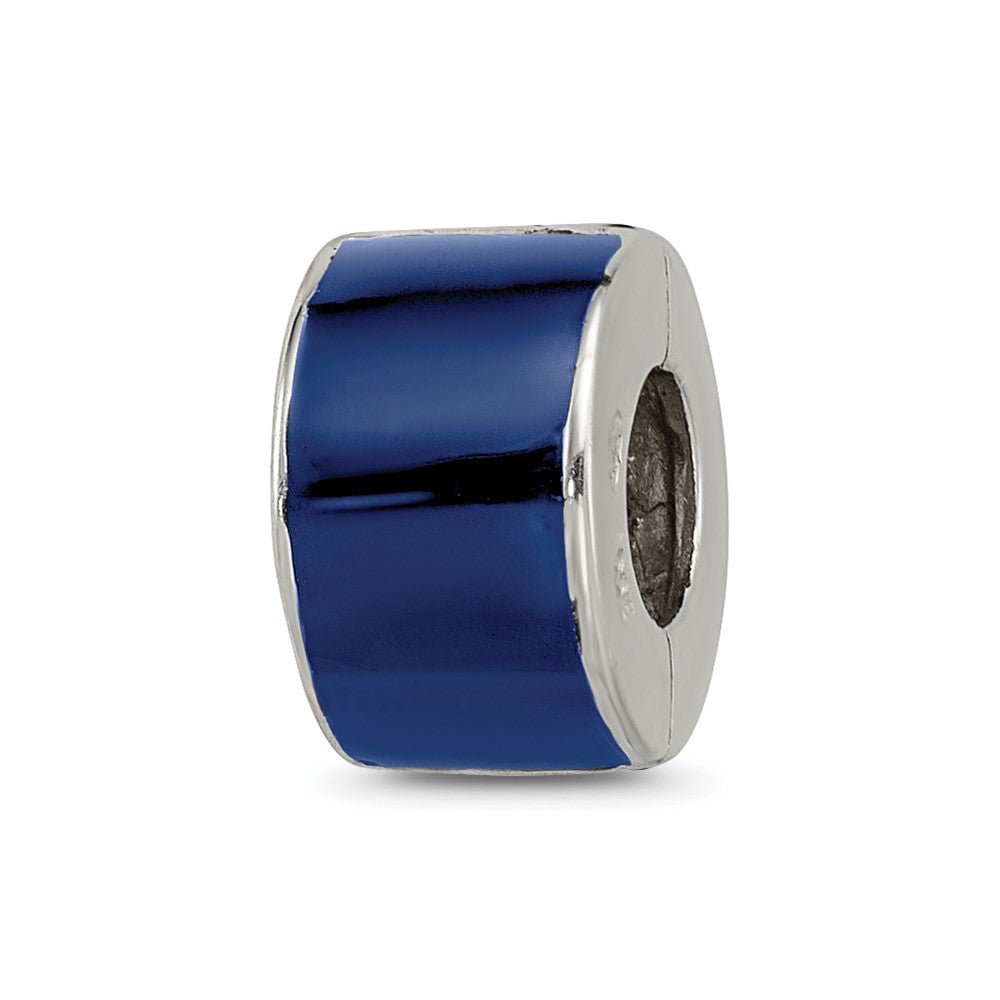 Sterling Silver Reflections Blue Preciosa Crystal Bead