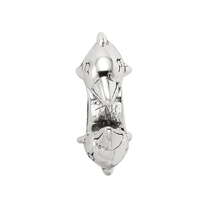 Sterling Silver Reflections 2 Dolphins Bead