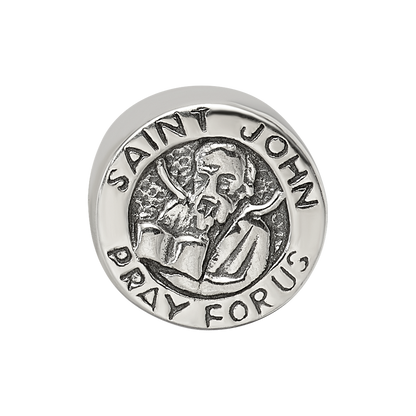 Sterling Silver Reflections Saint John Pray For Us Bead