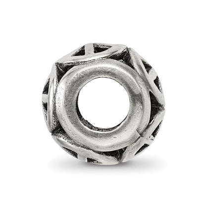 Sterling Silver Reflections Peace Sign Bead