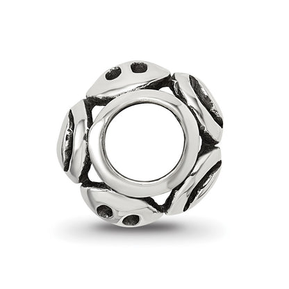 Sterling Silver Reflections Smiley Faces Bead