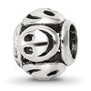 Sterling Silver Reflections Smiley Faces Bead