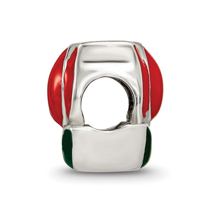 Sterling Silver Reflections Enameled Tulip Bead