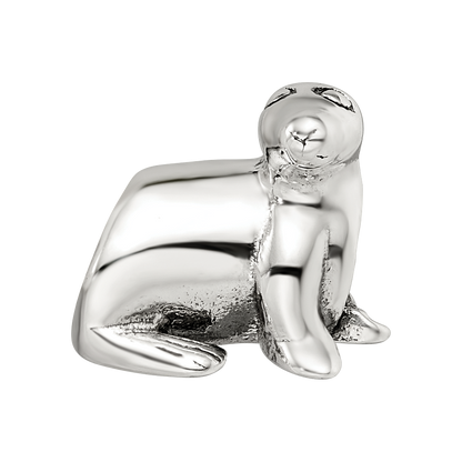 Sterling Silver Reflections Sea Lion Bead