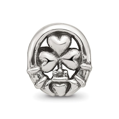 Sterling Silver Reflections Three Leaf Clover Bead
