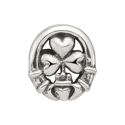 Sterling Silver Reflections Three Leaf Clover Bead