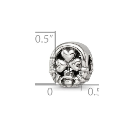 Sterling Silver Reflections Three Leaf Clover Bead