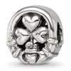 Sterling Silver Reflections Three Leaf Clover Bead