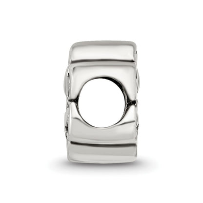 Sterling Silver Reflections Four Leaf Heart Clover Bead