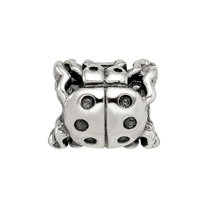 Sterling Silver Reflections Ladybug Bead