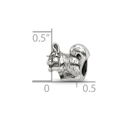 Sterling Silver Reflections Squirrel Bead
