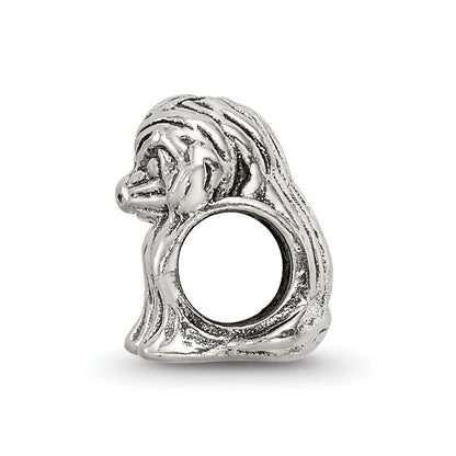 Sterling Silver Reflections Sitting Puppy Bead